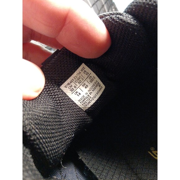 asics gel contend 8 mens size 15 shoes black athletic running sneaker - Picture 6 of 6